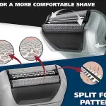 Wahl Speed Shave Rechargeable Wet/Dry Waterproof Facial Hair Shaver 7069